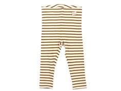 Petit Piao leggings rubber/tapioka stripes